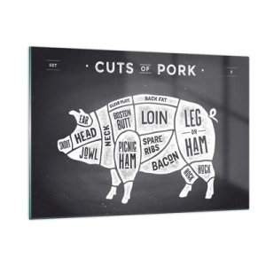 Üveg kép - Mészáros ábécéskönyve - 120x80 cm