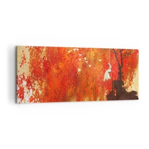 Vászonkép - Repül velünk? - 100x40 cm