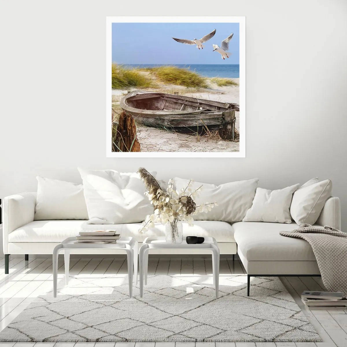 Poszter - Szélben fürödve - 60x60 cm