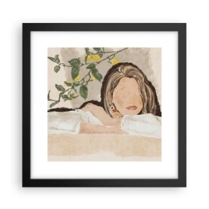 Poszter fehér keretben - Déli szépség - 30x30 cm