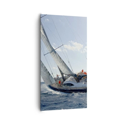 Vászonkép - Győzzön a jobbik - 65x120 cm