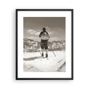 Poszter fehér keretben - És a hegyek ugyanazok - 40x50 cm