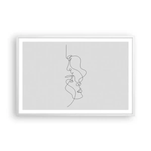 Poszter fekete keretben - Gyászos sóvárgás - 91x61 cm