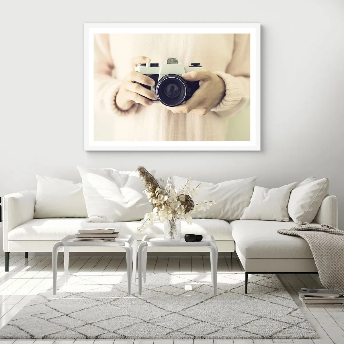 Poszter fekete keretben - Többet látni... - 100x70 cm