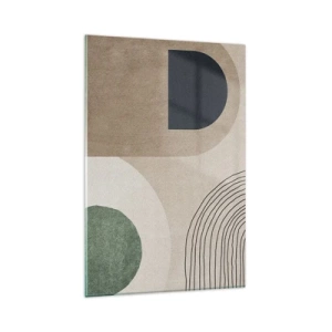 Üveg kép - Egy ovális szelídsége - 80x120 cm