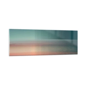 Üveg kép - Absztrakt: fényhullámok - 90x30 cm