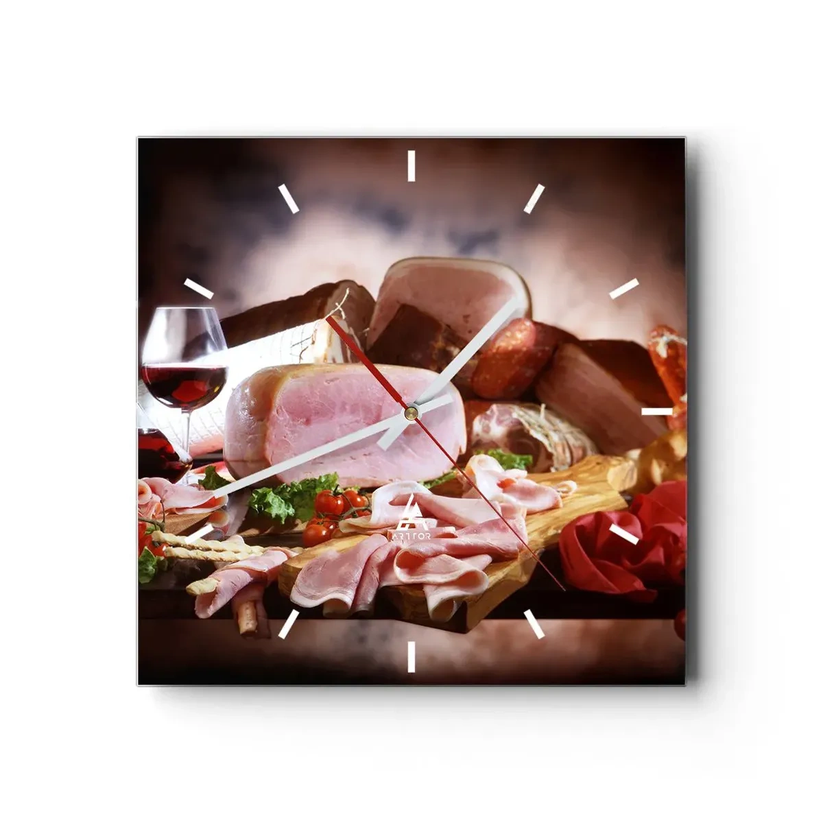 Falióra, Óra - Kulináris álom kancsóval - 40x40 cm