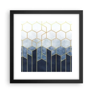 Poszter fehér keretben - Kompozíció szinkópa ritmusban - 30x30 cm