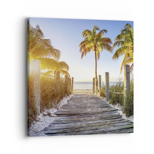 Vászonkép - Egyenesen a paradicsomba - 40x40 cm