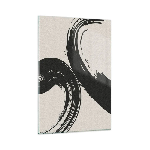 Üveg kép - Söprő és körkörös - 80x120 cm