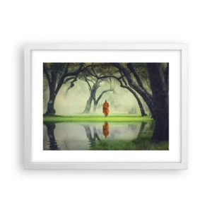 Poszter fekete keretben - Útban a megvilágosodás felé - 40x30 cm