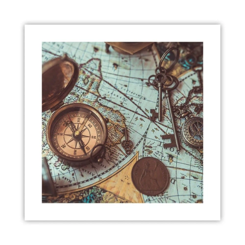 Poszter - A kalandvágynak - 40x40 cm