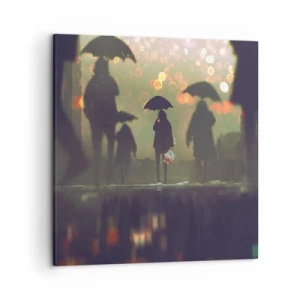 Vászonkép - Egy esőcsepp szemszögéből - 50x50 cm