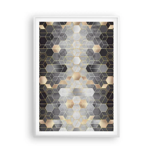 Poszter fekete keretben - Gyémánt kompozíció - 70x100 cm