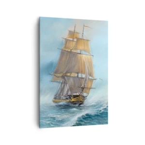 Vászonkép - A hullámok hullámzása - 70x100 cm
