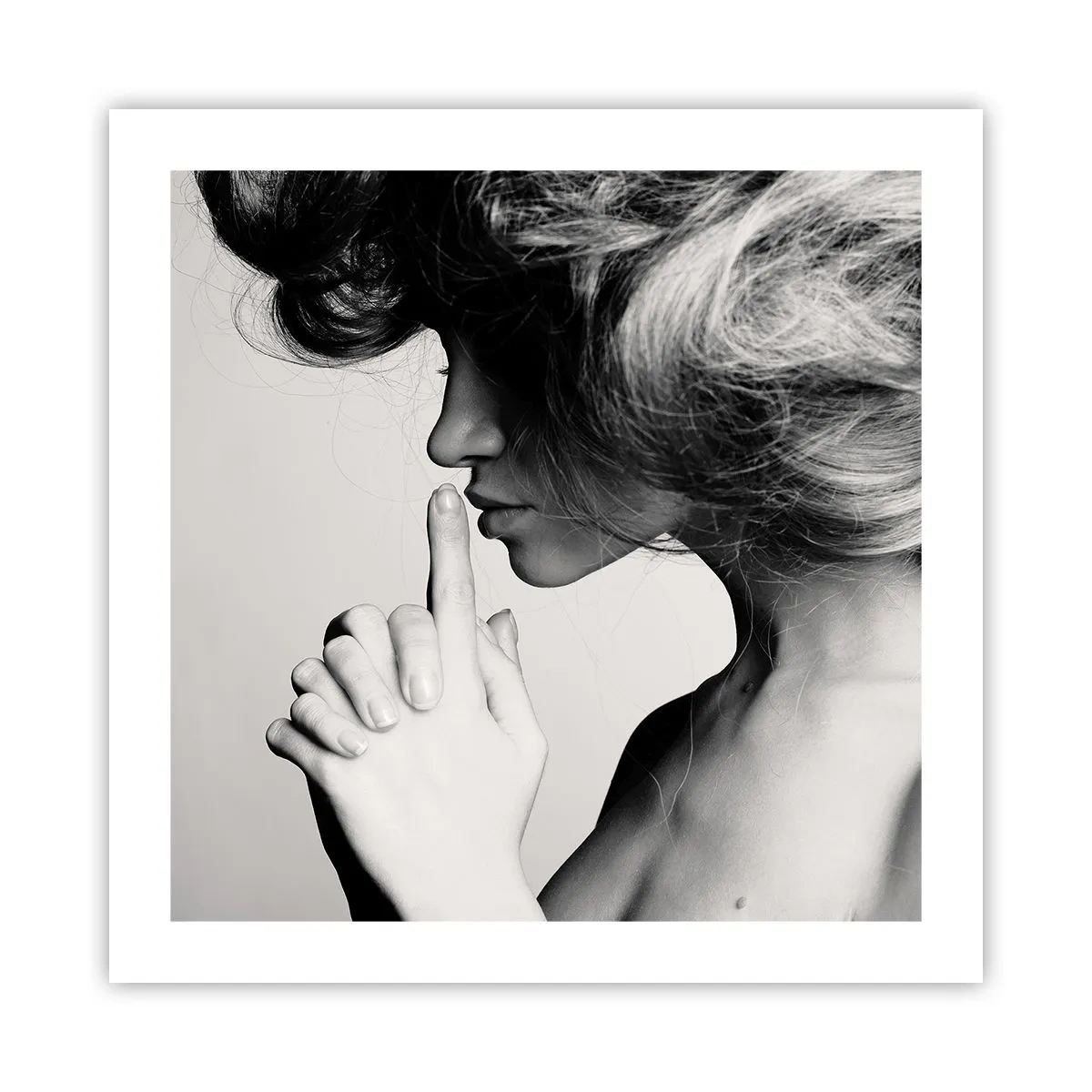 Poszter - Magára hallgatva - 50x50 cm