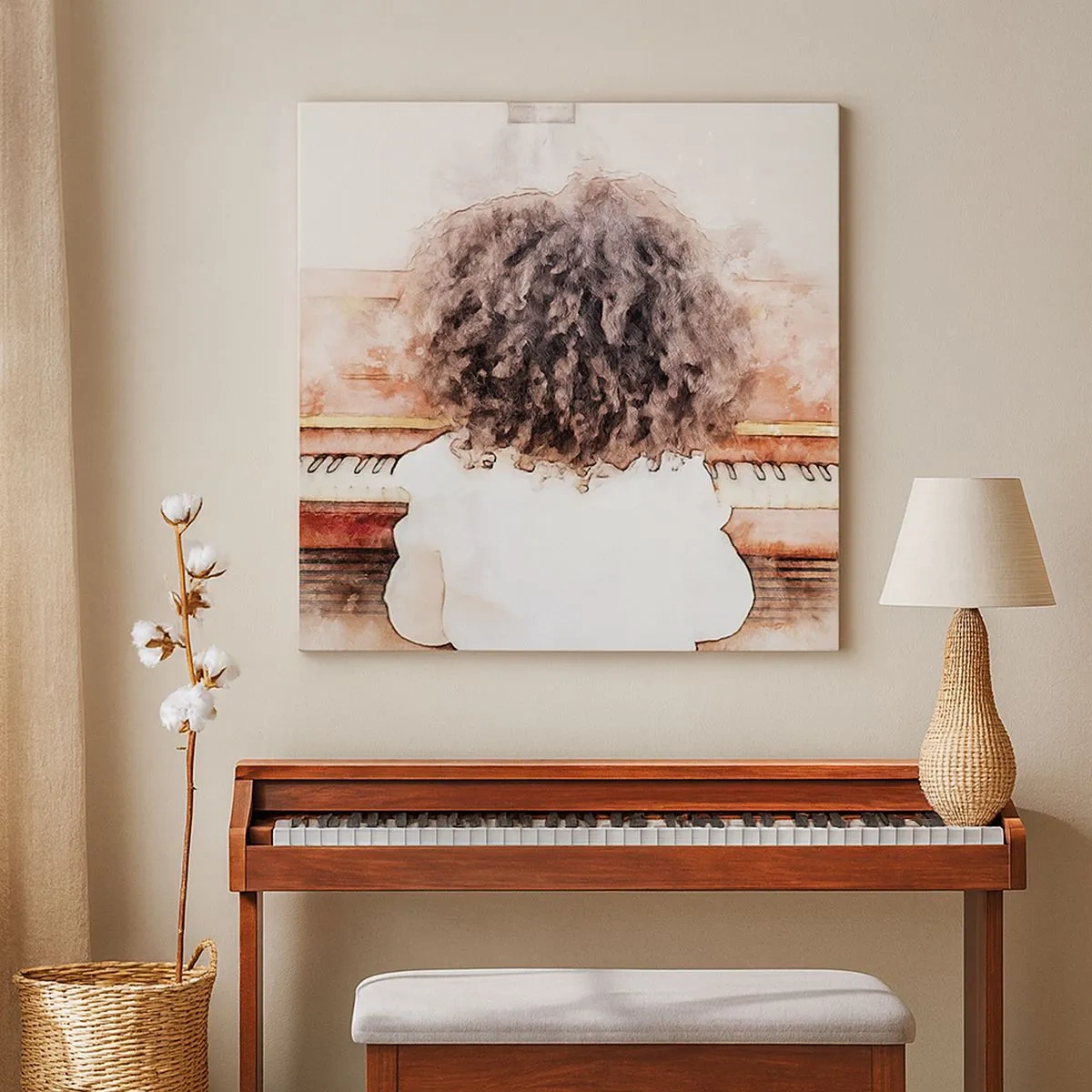 Vászonkép - Az új világban - 30x30 cm