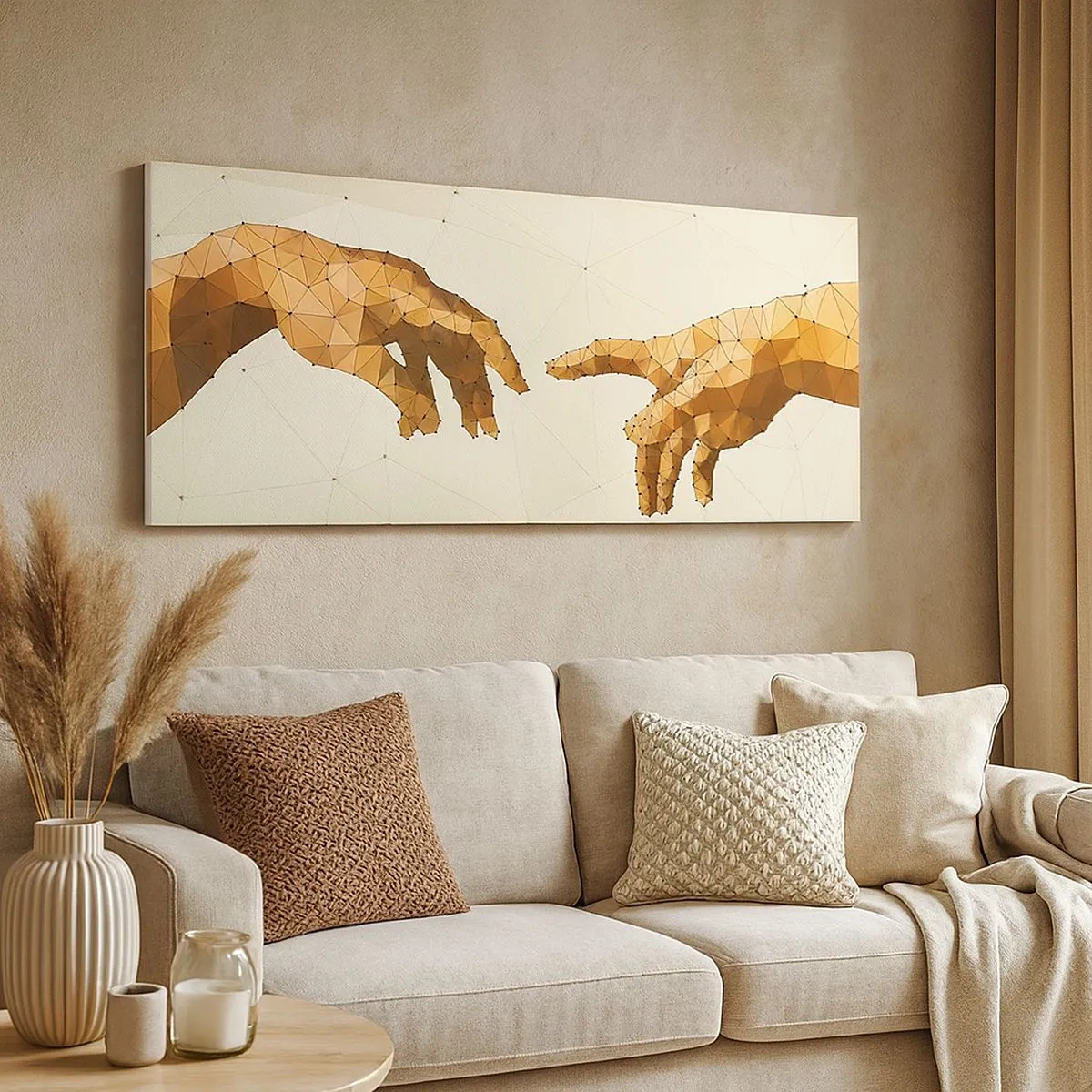 Vászonkép - Isteni geometria - 100x40 cm