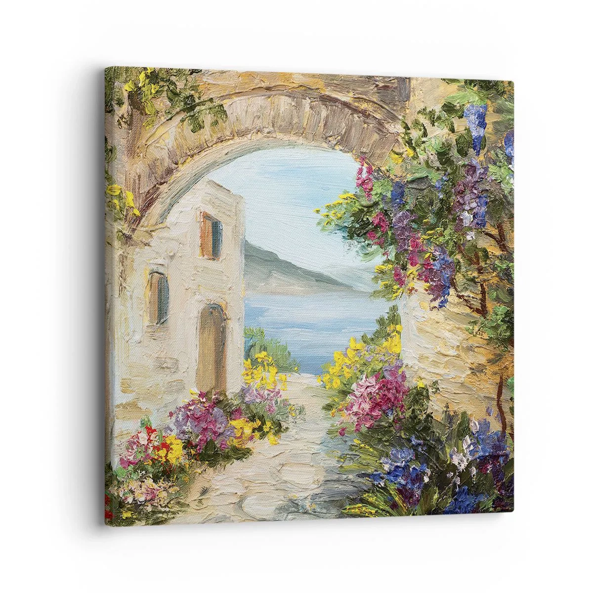 Vászonkép - Egy tengerparti vidék varázsa - 30x30 cm