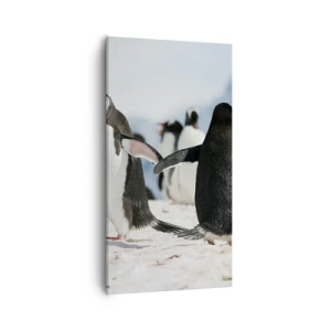 Vászonkép - Tánc a havon - 55x100 cm