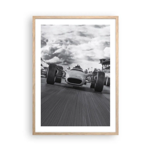 Poszter világos tölgy keretben - Van erő! - 50x70 cm