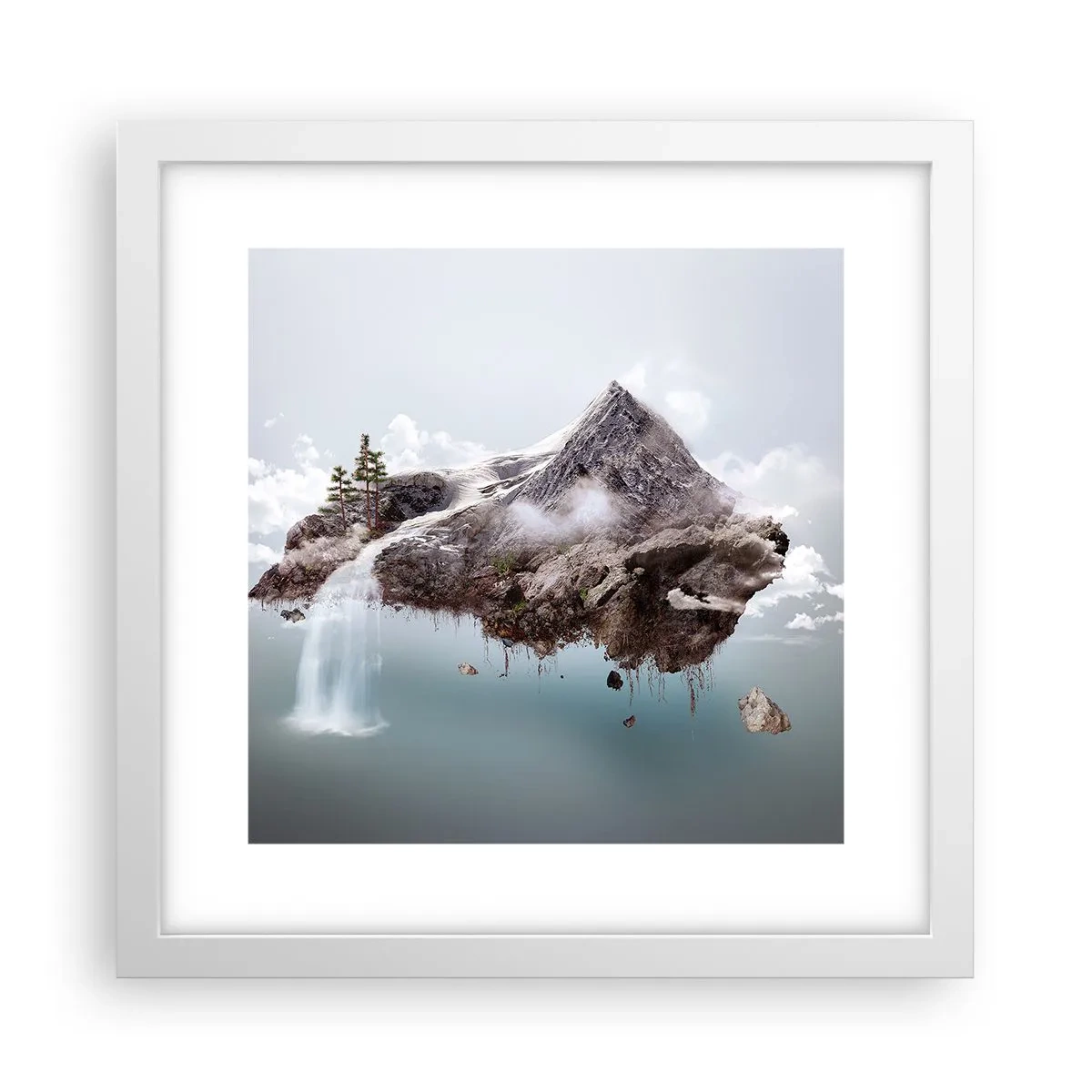 Poszter fekete keretben - Egy szürrealista szemével - 30x30 cm