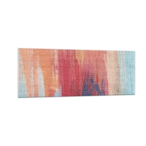 Üveg kép - Szivárványon  kiúszva - 140x50 cm