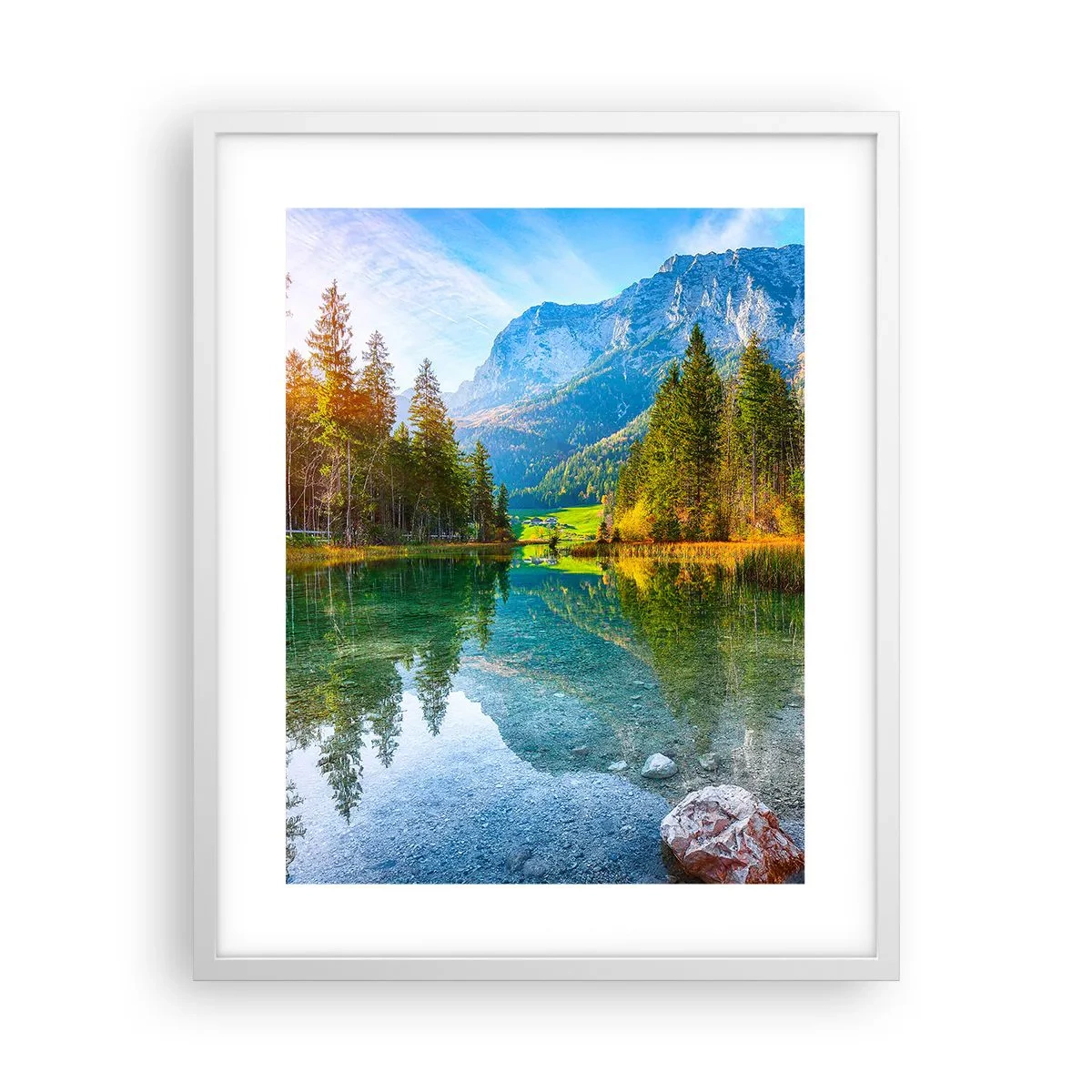 Poszter fekete keretben - Az ősz enyhesége - 40x50 cm