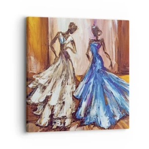 Vászonkép - Hálás páros - 30x30 cm