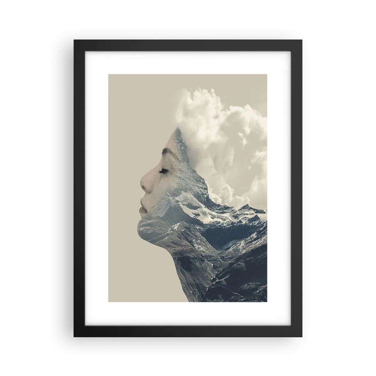 Poszter fehér keretben - Az elemek szépsége - 30x40 cm