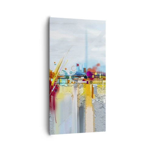 Vászonkép - Az öröm hídja az élet folyóján - 65x120 cm