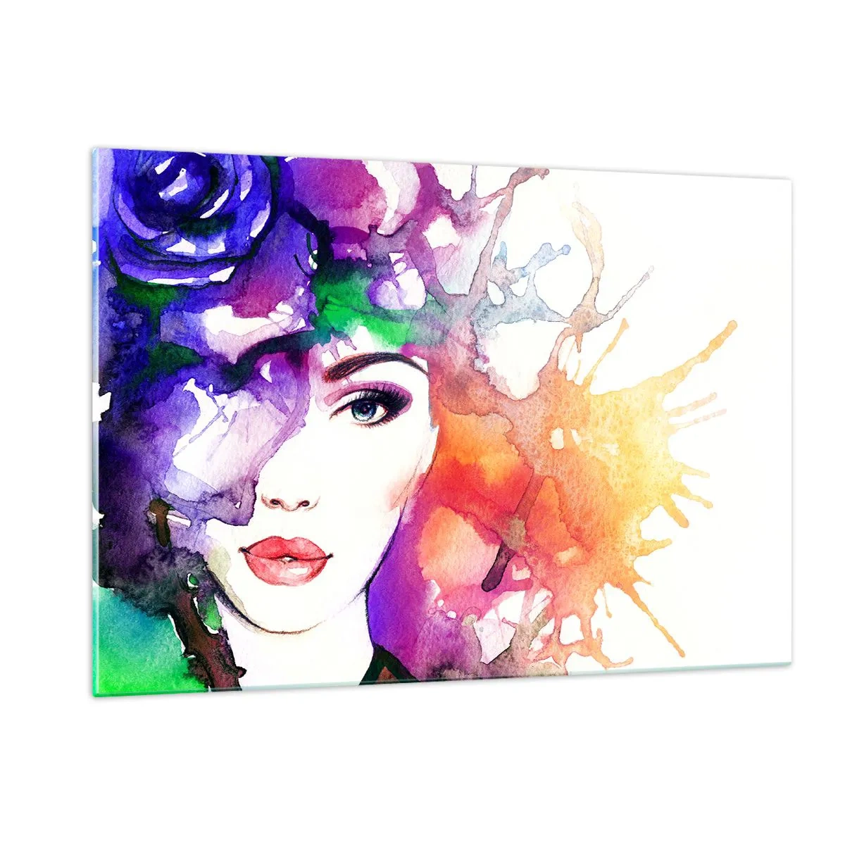 Üveg kép - Fejjel a felhőkben - 120x80 cm