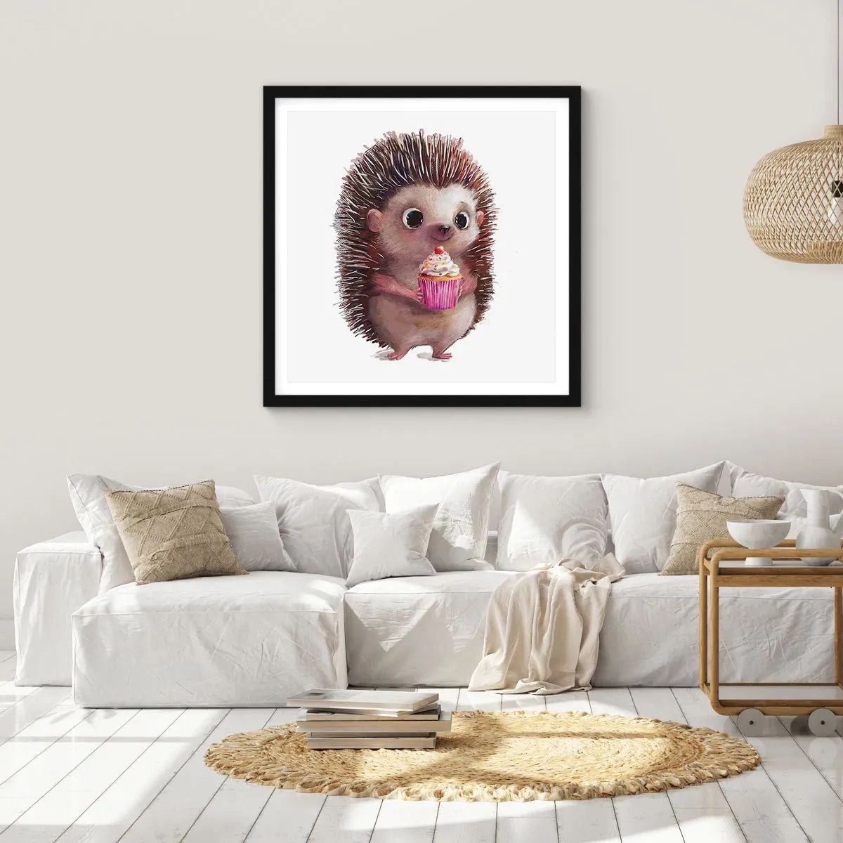 Poszter fehér keretben - Ünnep van minden nap - 40x40 cm