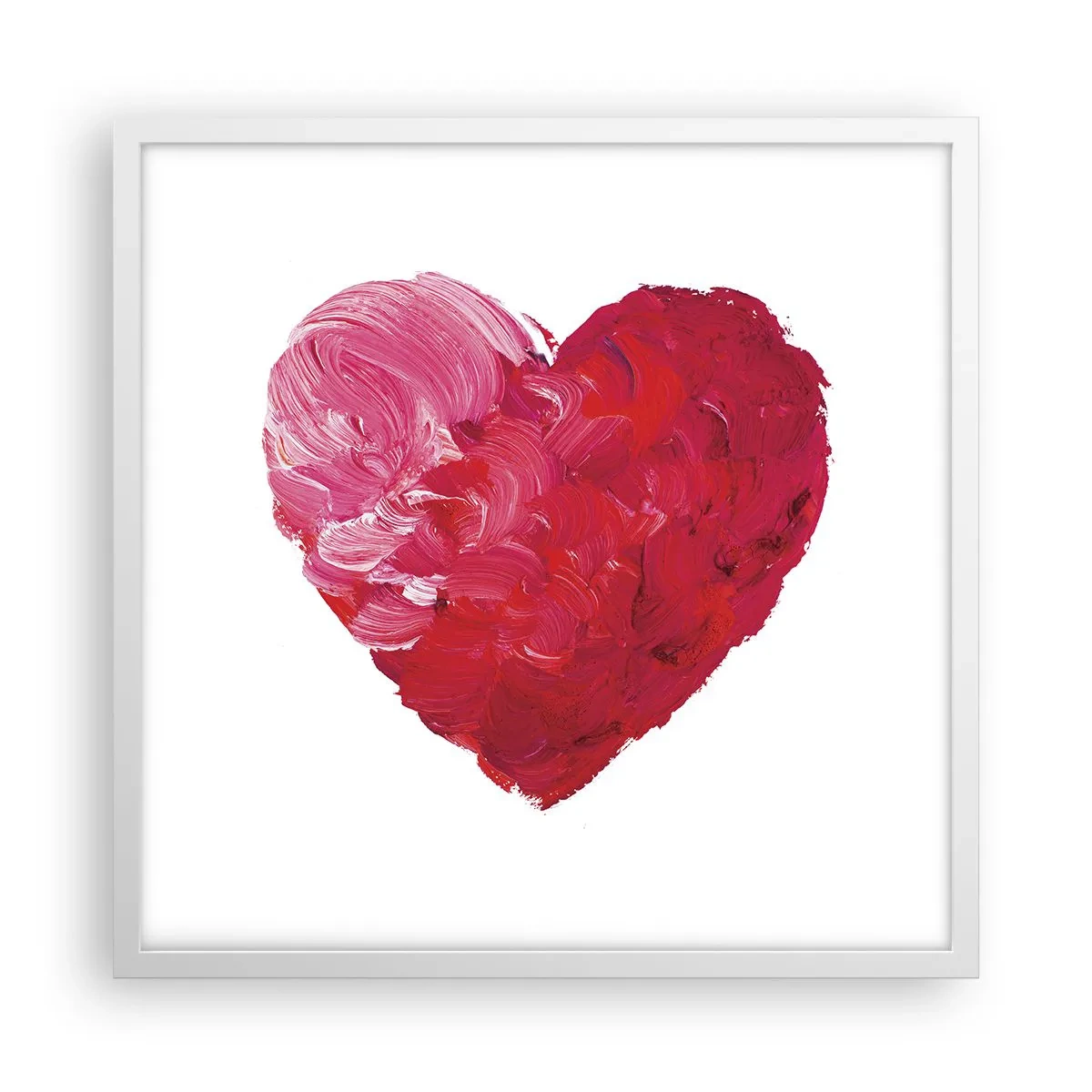 Poszter fekete keretben - All you need is love - 50x50 cm