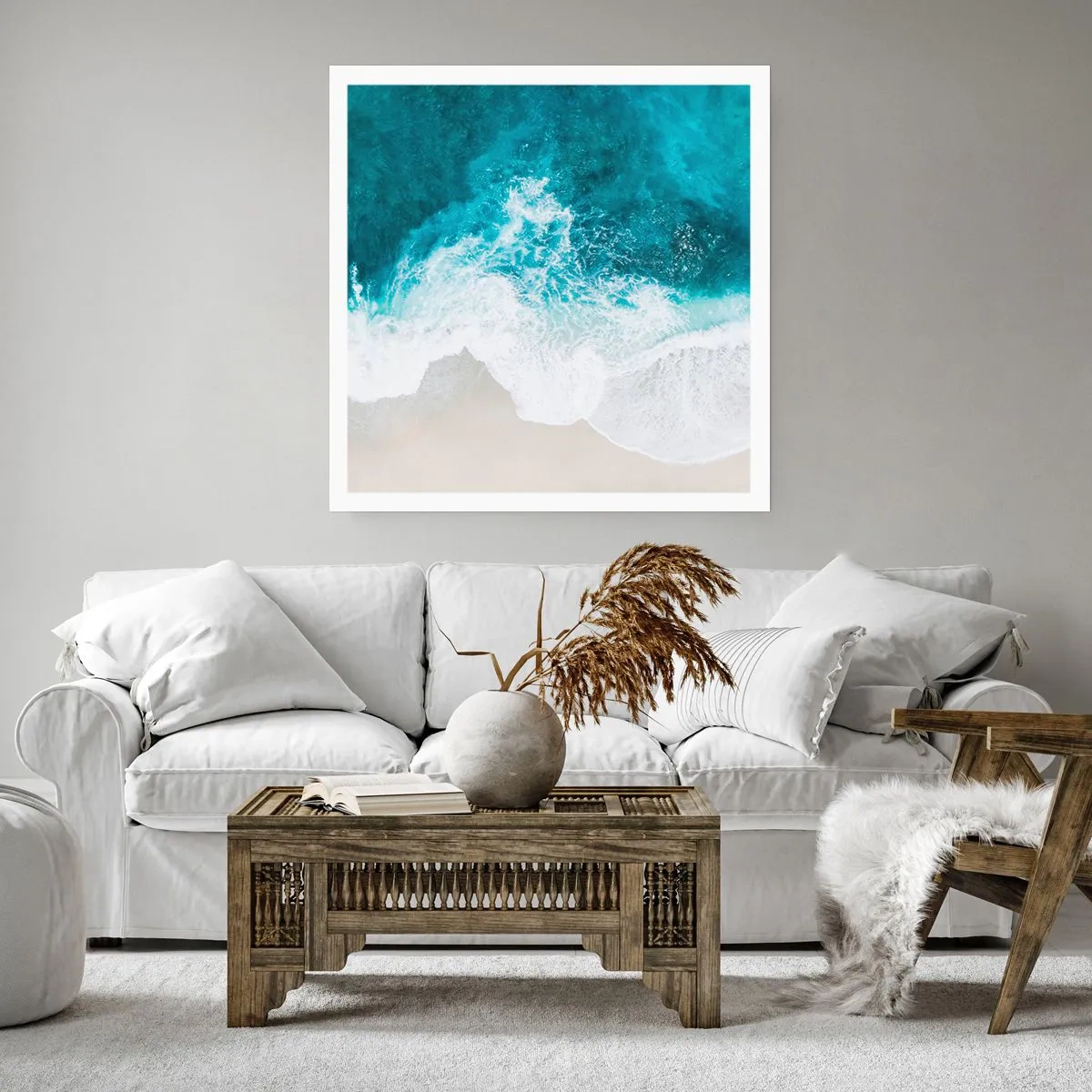 Poszter - Természetes simogatás - 30x30 cm