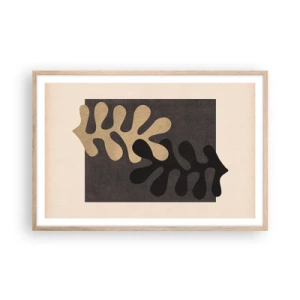 Poszter világos tölgy keretben - Hiány és kiegészítés - 91x61 cm