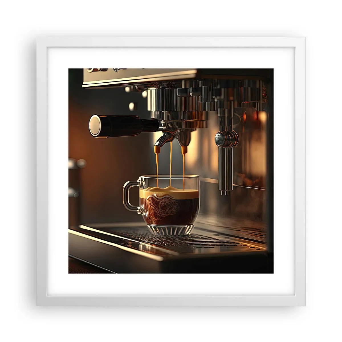 Poszter fekete keretben - Egy érzéki főzet - 40x40 cm