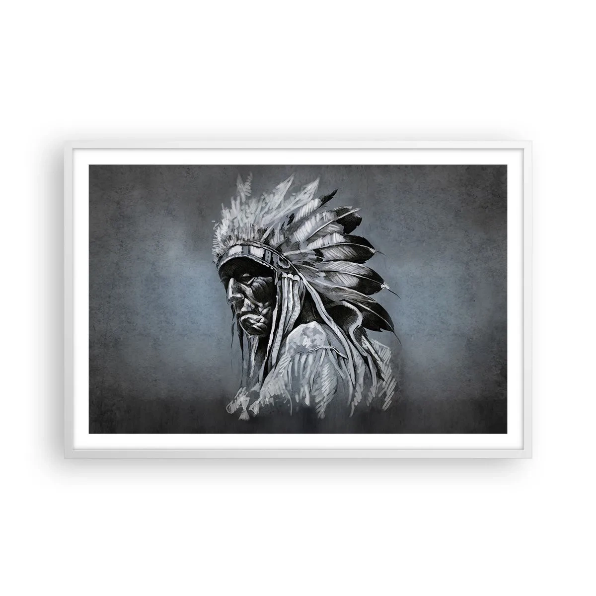 Poszter fekete keretben - Vissza a gyökerekhez - 91x61 cm