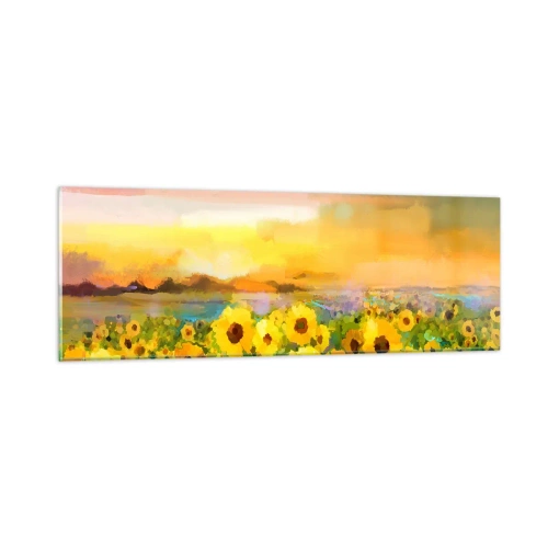 Üveg kép - A nap maga szállt le a földre - 90x30 cm