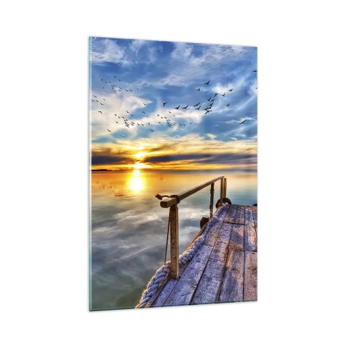 Üveg kép - Megnyugszik a szél - 80x120 cm