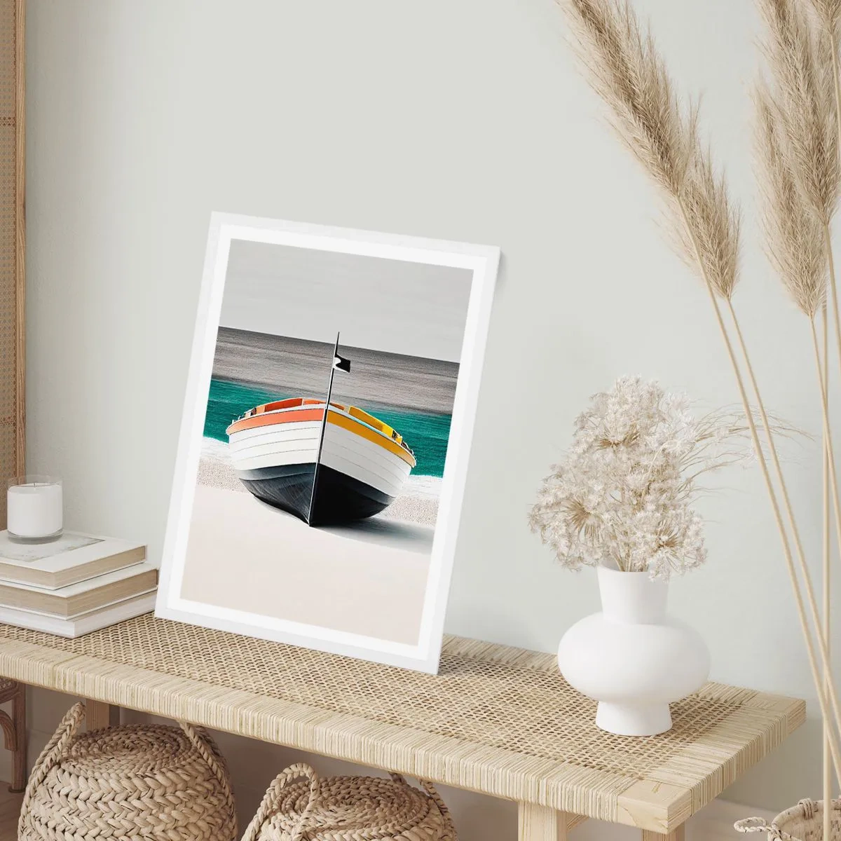 Poszter fekete keretben - A maga helyén - 70x100 cm