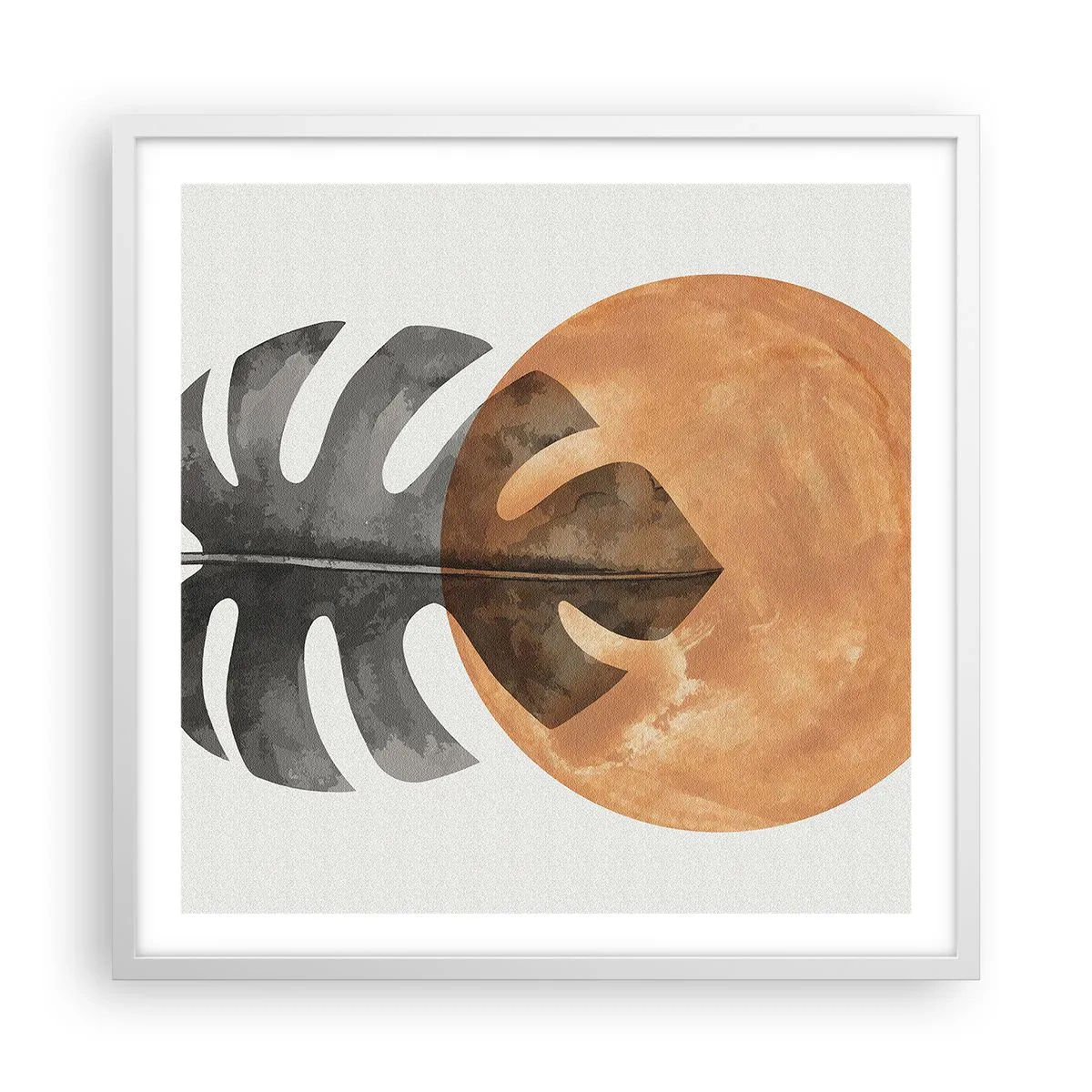 Poszter fekete keretben - Mindig a nap - 60x60 cm