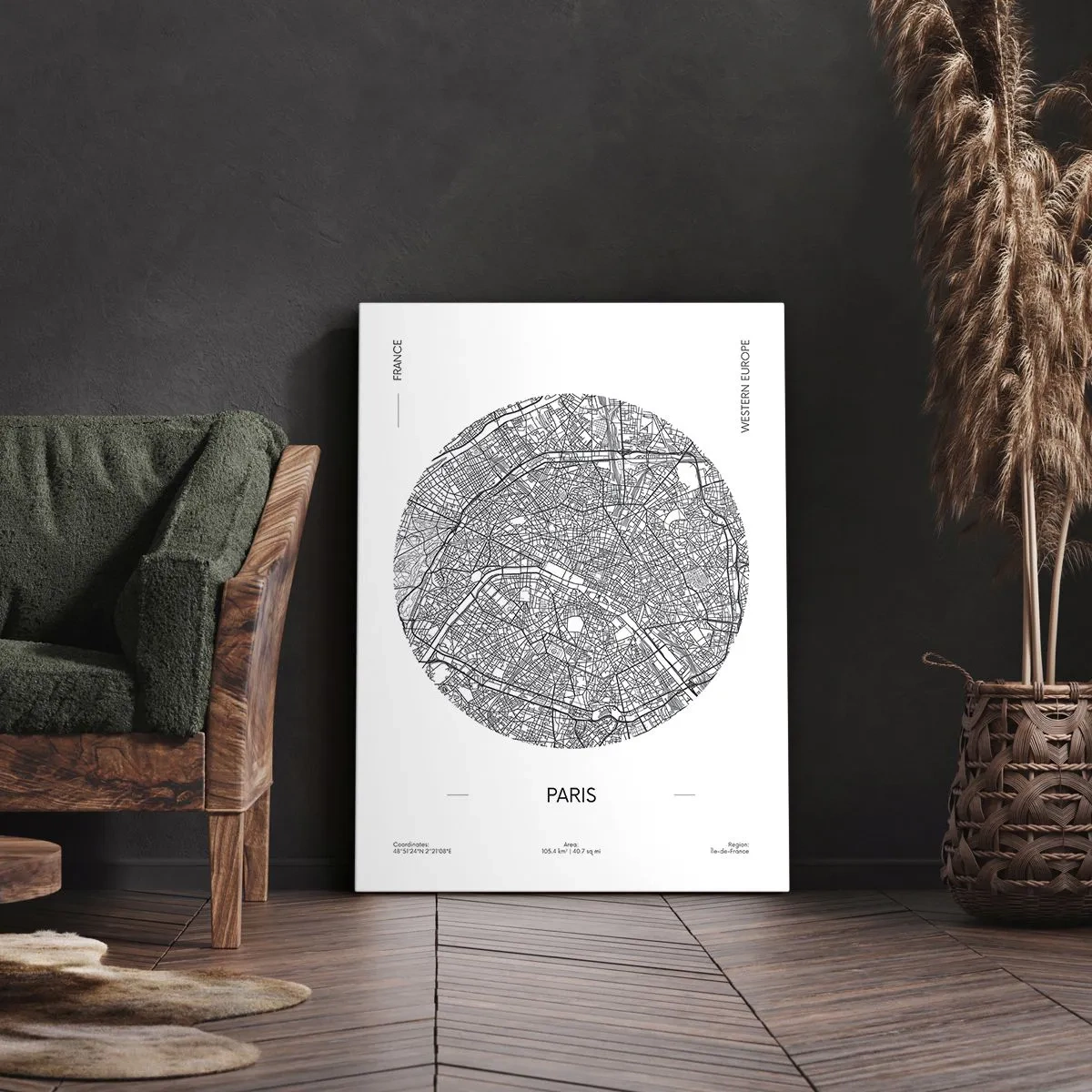 Vászonkép - Párizs anatómiája - 45x80 cm