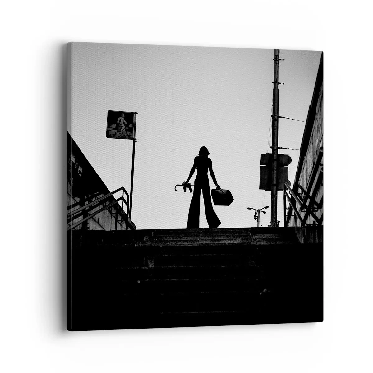 Vászonkép - Városi vándorlás - 40x40 cm