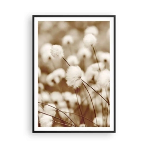 Poszter fehér keretben - Bolyhos termés - 70x100 cm