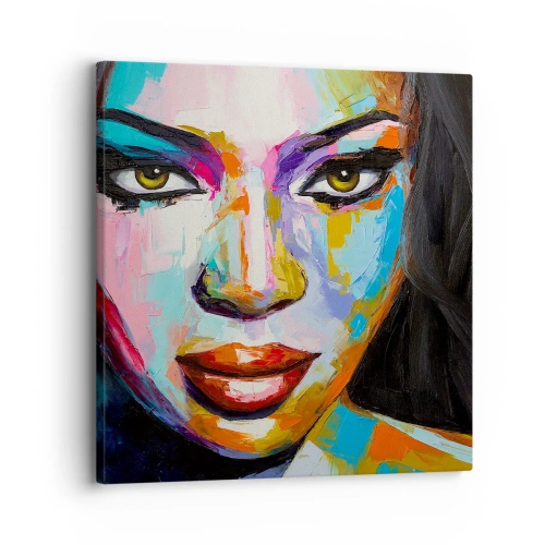 Vászonkép - Lehetetlen levenni a tekintetet - 30x30 cm