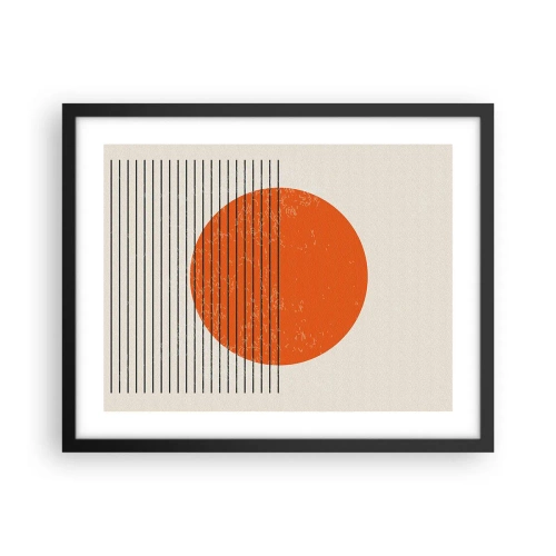 Poszter fehér keretben - Mindig a nap - 50x40 cm