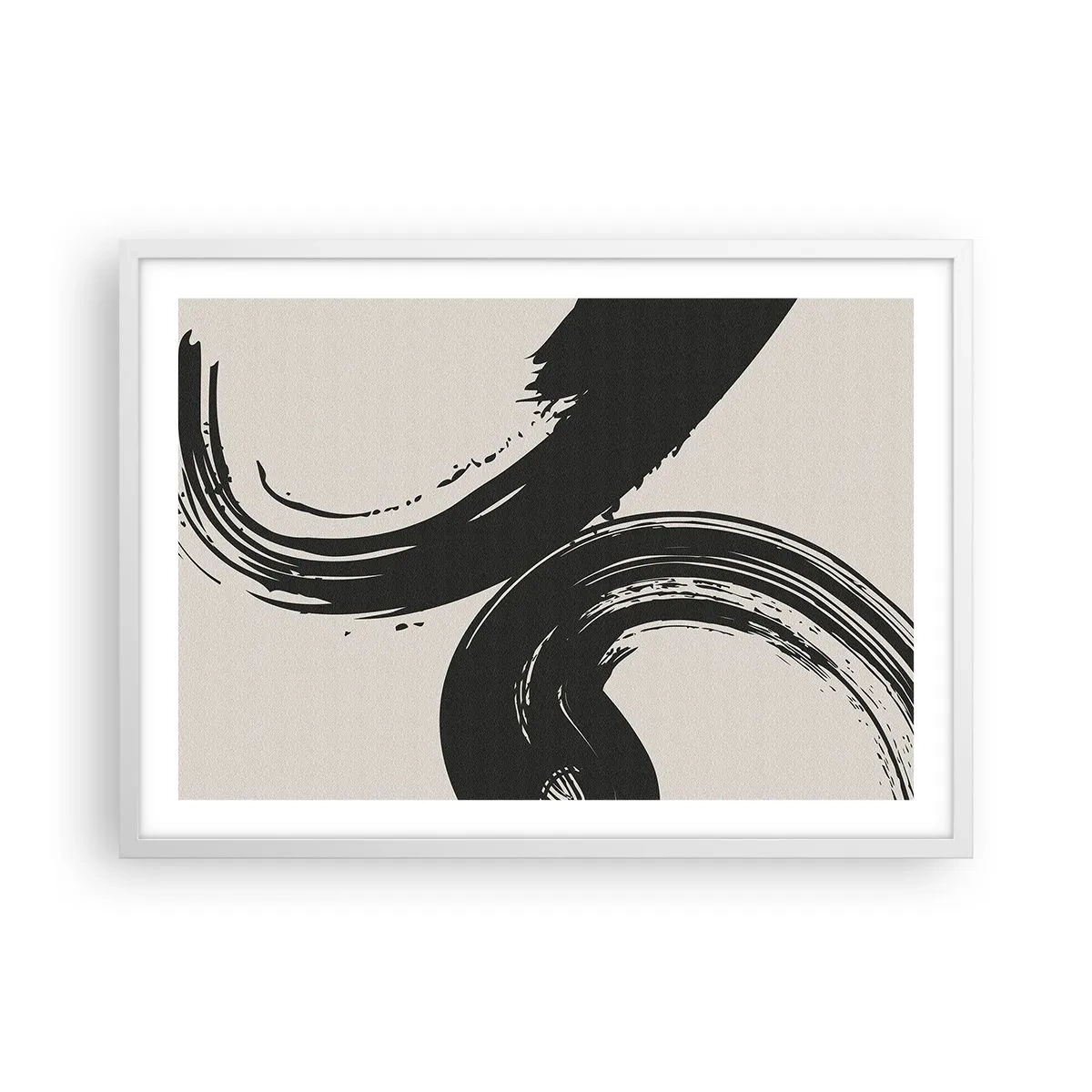 Poszter fekete keretben - Söprő és körkörös - 70x50 cm