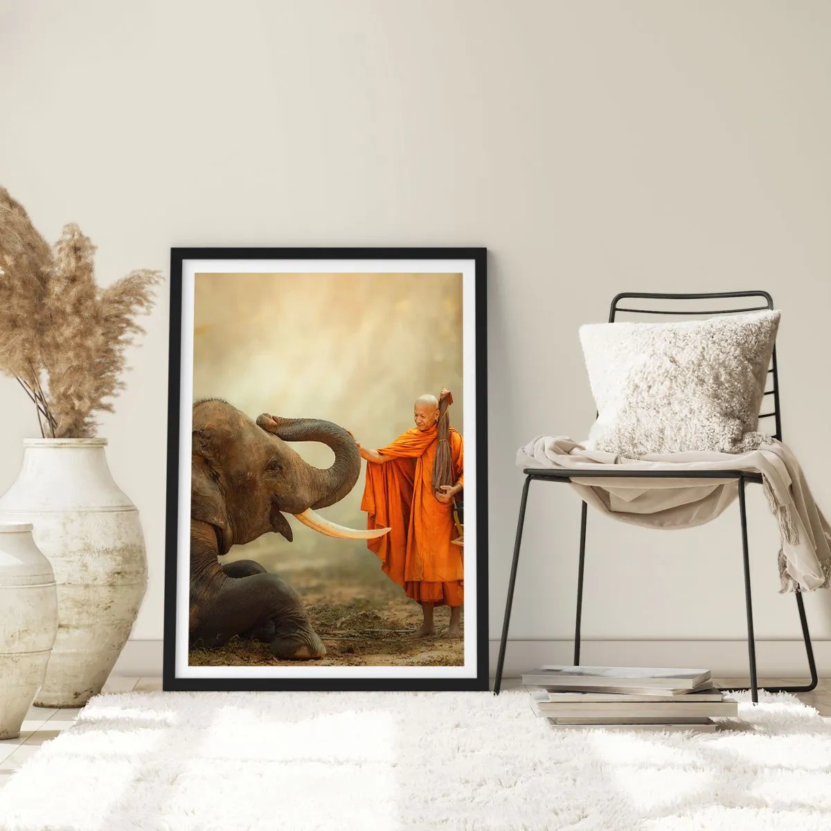 Poszter fehér keretben - Találkozás az utazáskor - 61x91 cm