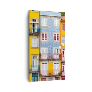 Vászonkép - Az óváros színei - 45x80 cm
